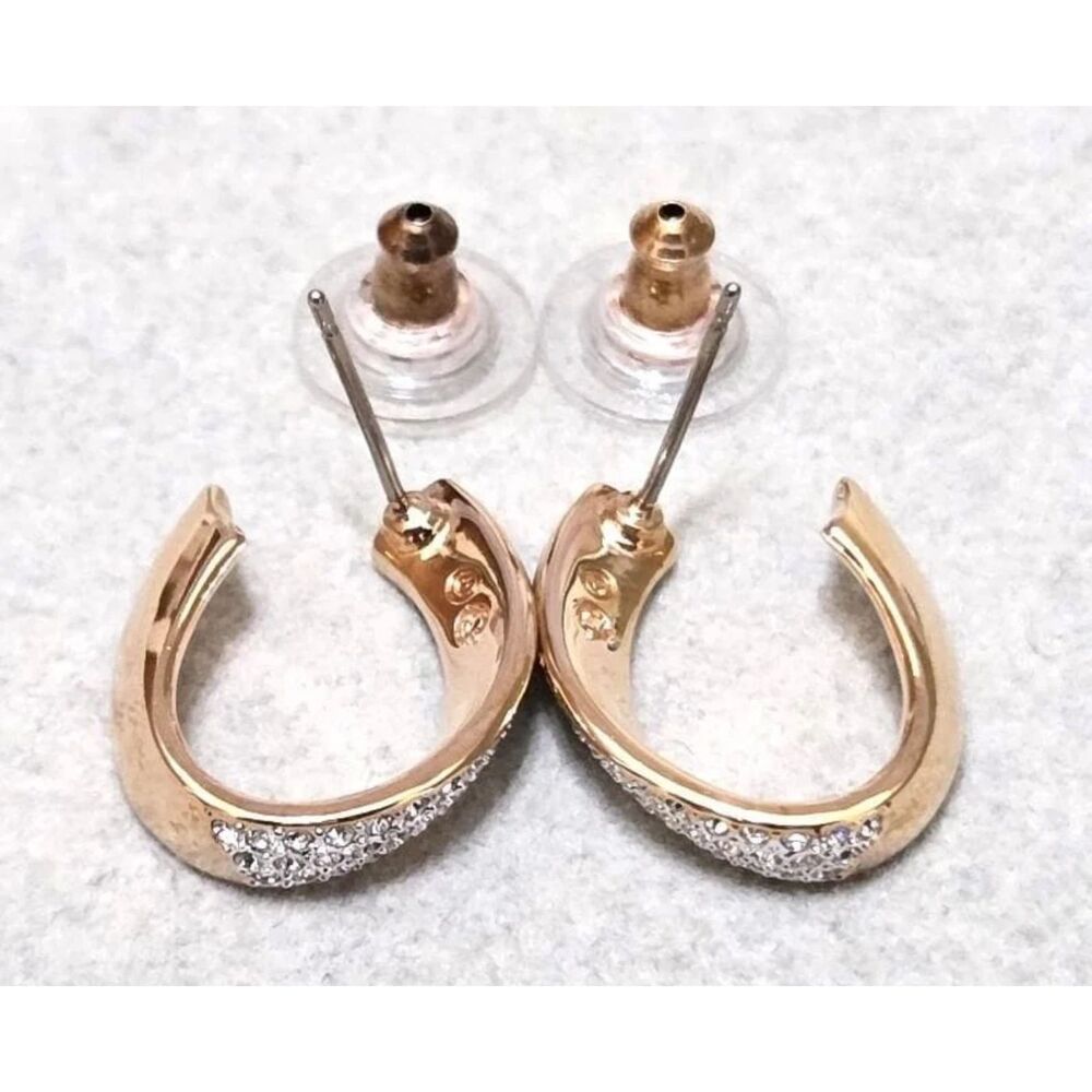 NWOT Swarovski Exist Rosegold Crystal Earring - Picture 10 of 16